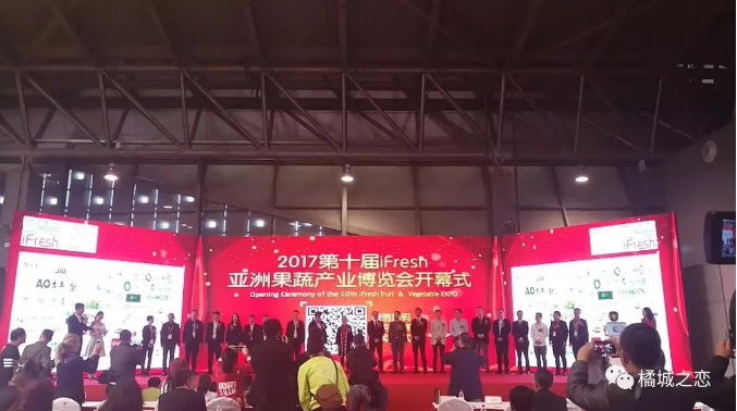 “橘城之恋”闪耀2017上海亚果会，褚橙创始人马建芬老人特意前来品尝
